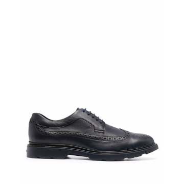 Route leather brogues