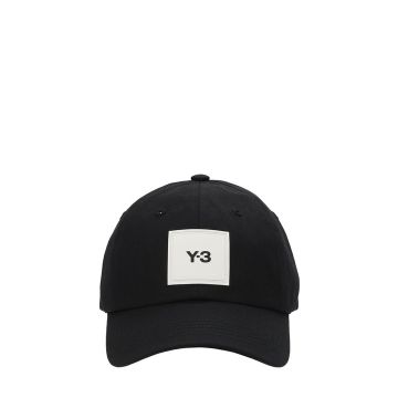 “Y-3”方形标签尼龙棒球帽