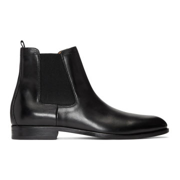 Black Cardiff Chelsea Boots