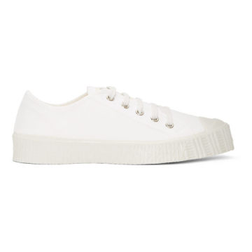 White Canvas Special Low Sneakers