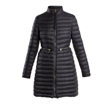 Agatelon high-neck quilted down coat
