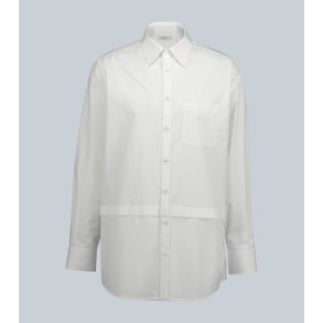 Valentino大廓形纯棉衬衫
