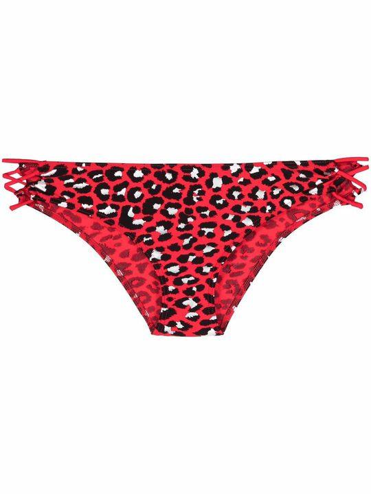 leopard-print bikini bottoms展示图