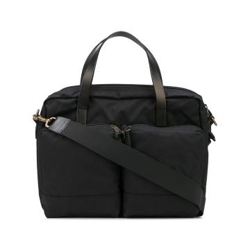 Dryden leather briefcase