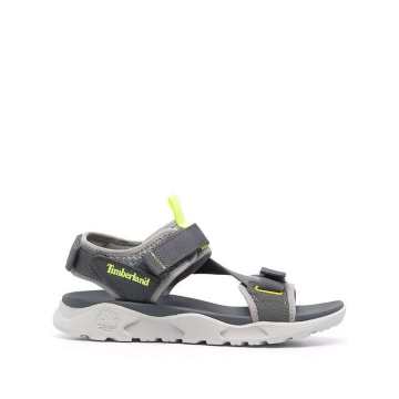 Ripcord touch-strap sandals