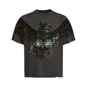 “TERRIER EAGLE”大廓型印花T恤