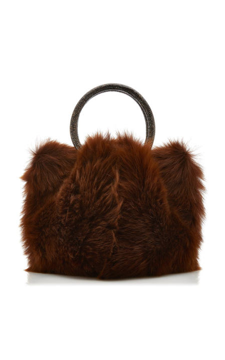 Gia Fur Top Handle Bag展示图