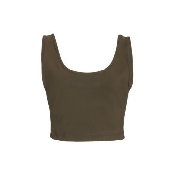 Stretch Jersey Cropped Top