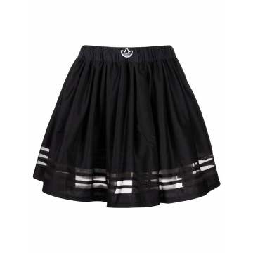 transparent-stripe skirt