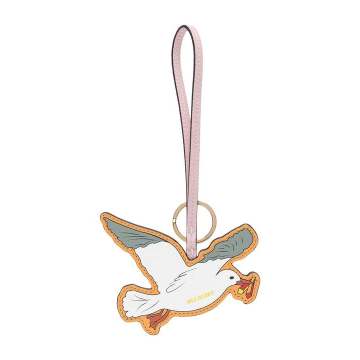 leather seagull keyring
