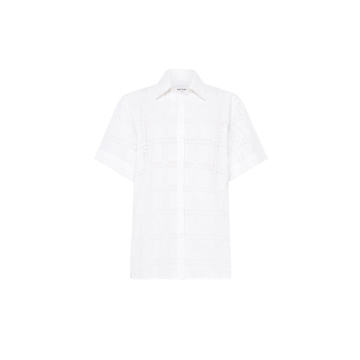 Organic Cotton Broderie Anglaise Shirt