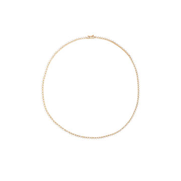 14K Gold Large Sienna Diamond Necklace