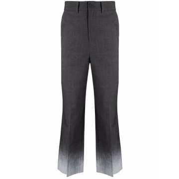 gradient-effect tailored trousers