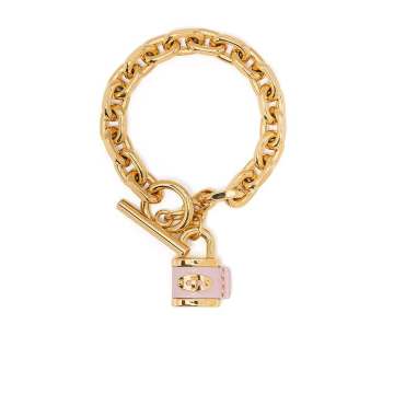padlock detail chain bracelet