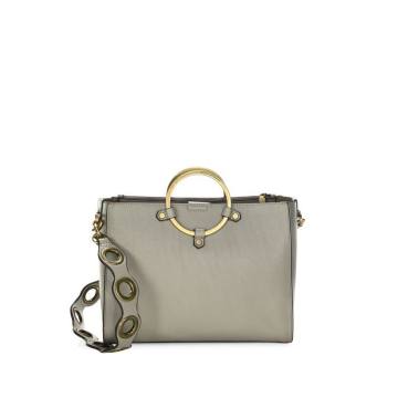 Ring Leather Satchel