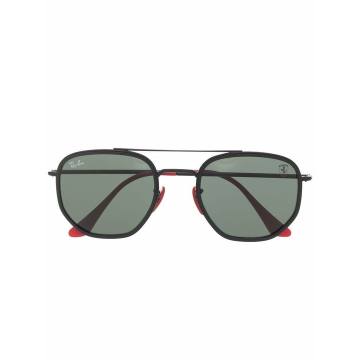 aviator-shaped sunglasses