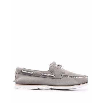 Griffin suede loafers