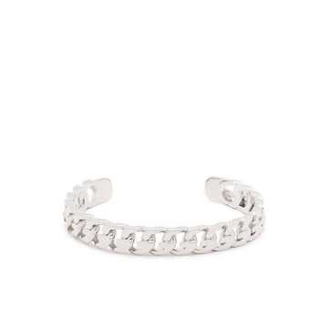 chain-detail cuff bracelet