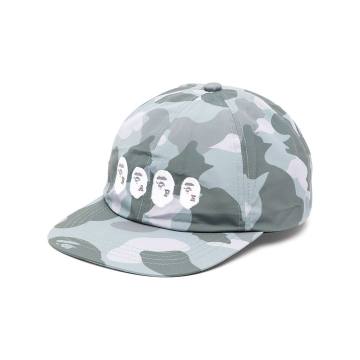 logo-patch camouflage cap