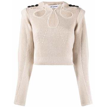 cut-out detail sweater
