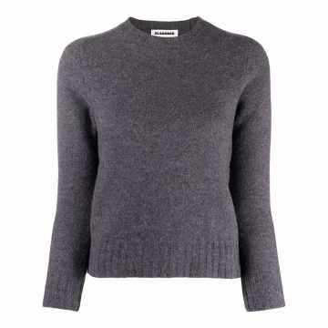 knitted long-sleeve wool jumper