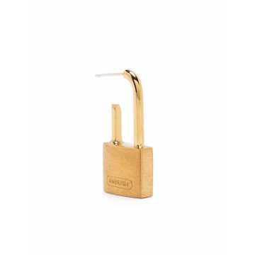 SMALL PADLOCK EARRING GOLD NO COLOR