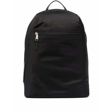 logo-patch zip-around backpack