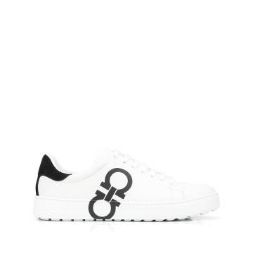 Gancini lace-up sneakers
