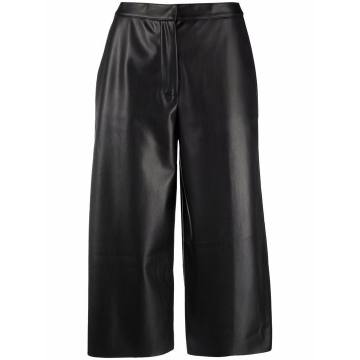 wide-leg cropped culottes
