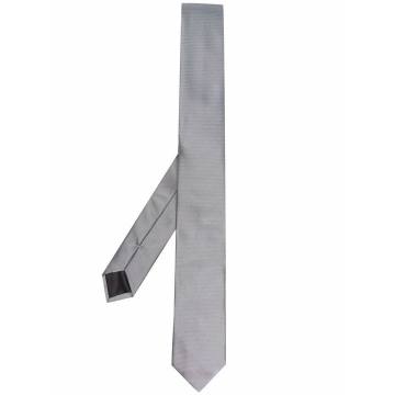 logo-plaque silk tie