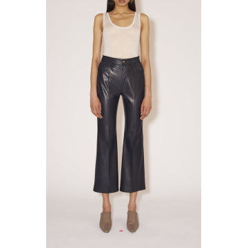 Zoey Vegan Leather Flared Pants