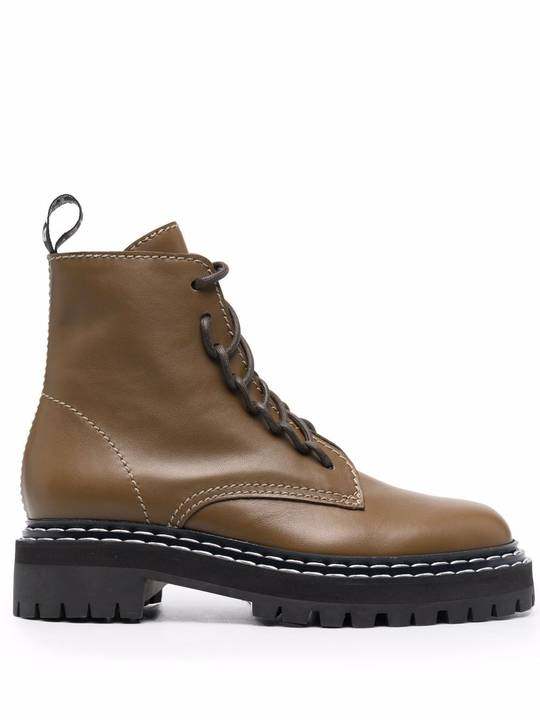 lug-sole ankle boots展示图