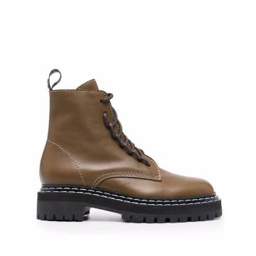 lug-sole ankle boots