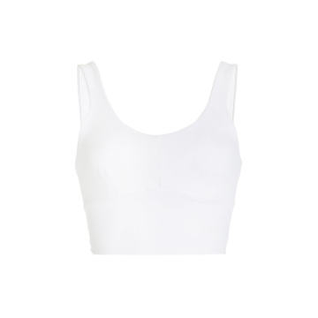Exclusive Crystal Stretch-Jersey Bra Top