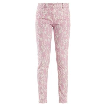 Kiera skinny floral-print corduroy trousers
