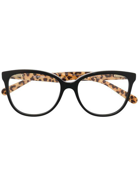 抛光猫眼框眼镜展示图