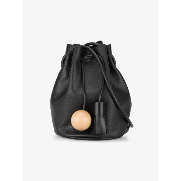 bucket bag with sphere tassel