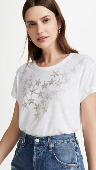 Anya Stars Strass T 恤展示图