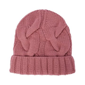 Rougemont粉色羊绒便帽