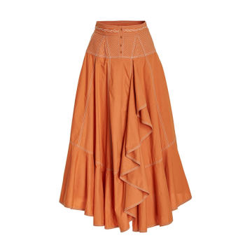 Nicolette Cotton Midi Skirt