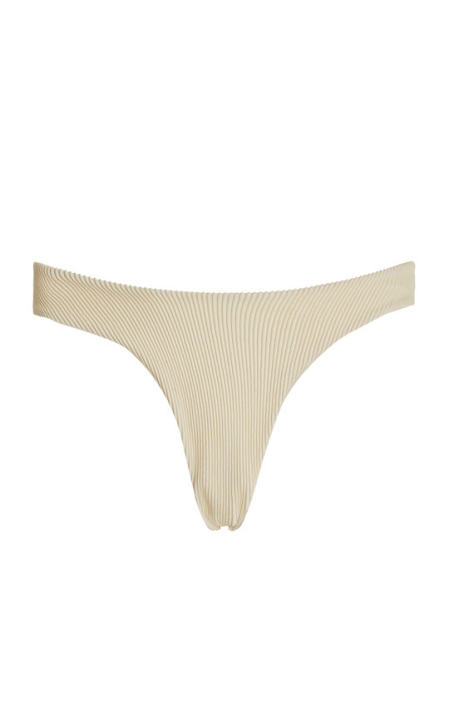 Leila Ribbed-Knit Bikini Bottom展示图