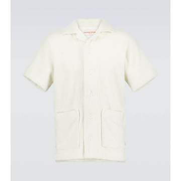 Griffith棉质毛巾布短袖衬衫