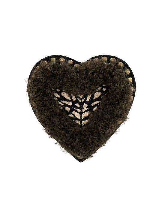 textured heart brooch展示图