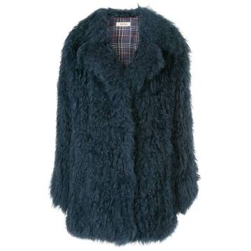 oversized fur coat