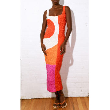 Sloan Colorblocked Midi Dress