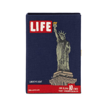 Life Liberty Book Clutch