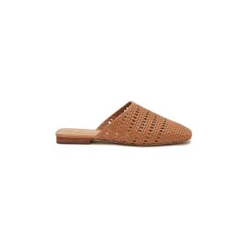 LEONA 镂空编织穆勒鞋