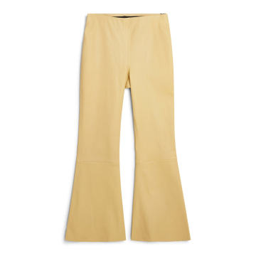 Evyline Cropped Leather Pants