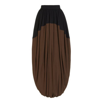 Crepe Jersey Maxi Skirt