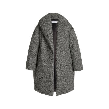 Shawl Herringbone Tweed Coat